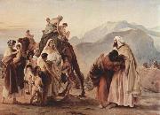 Francesco Hayez Meeting of Jacob and Esau oil painting on canvas